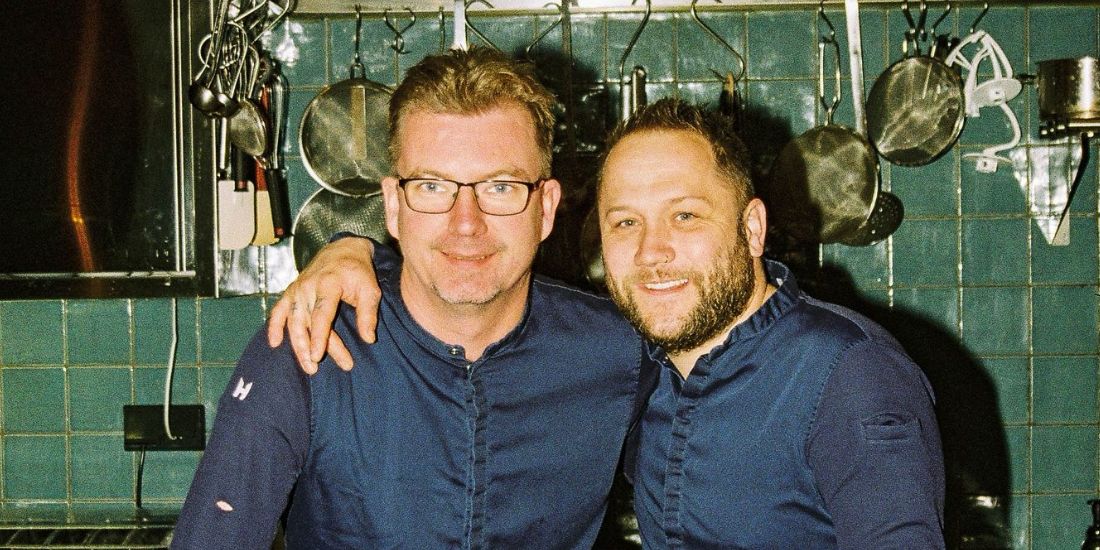 Patrick Elzinga (l) en Robert Poel 